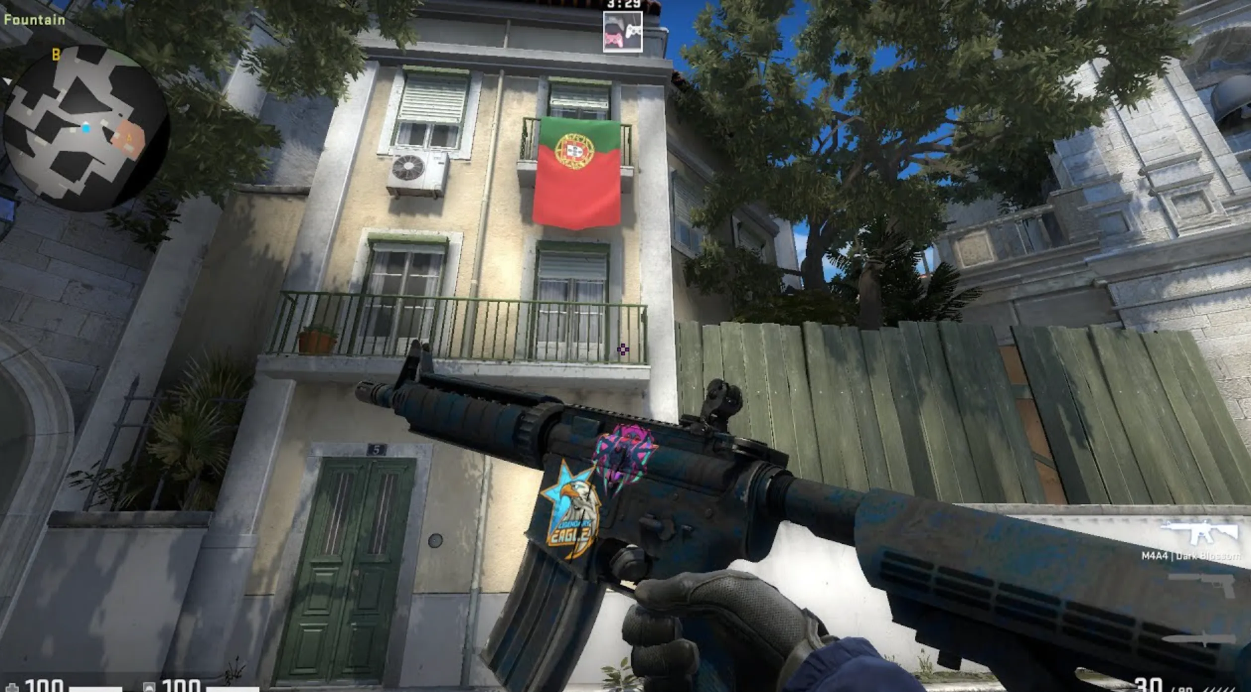 M4A4 dark Blossom